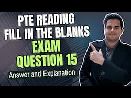 Master PTE Reading Blanks | Exam Question 15 | Expert Tips & Step-by-Step Explanation!