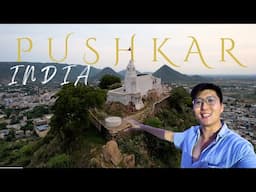 PUSHKAR, INDIA 🇮🇳 - My FAVORITE City in Rajasthan! Exploring the Lake, Ghats + Viewpoint in Pushkar!