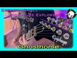 Brendon Small's Ghosthorse Epiphone Explorer Galaktikon Burst