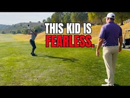 This Future Star NEVER GETS NERVOUS on the 1st Tee - HERE'S HOW!