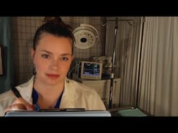 ASMR Psych Eval 💙 When You Need to be Admitted 💙 Neuro Exam, Personal Questions, Grounding