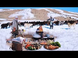 Shepherd life in the Coldest Village of Afghanistan -70° C