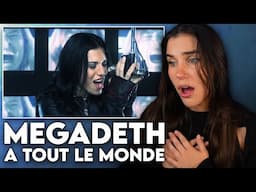 POWERFUL!!! First Time reaction to Megadeth - "A Tout Le Monde"