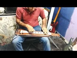 Palma da Vitória Guitarra Havaiana Steel Guitar Mogno EMG