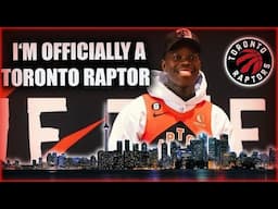 I'M OFFICIALLY A TORONTO RAPTOR!