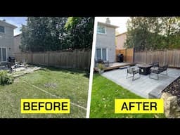 Unbelievable DIY BACKYARD BEFORE & AFTER Transformation | Budget Friendly