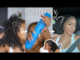 hair vlog | from dry, crusty to a sleek braid and curl + my favs for dry hair + jackie aina drama