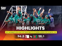 Bangladesh Women U19 vs Nepal Women U19 | ACC Women's U19 Asia Cup | Match 11