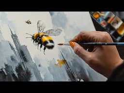 How to paint a Bumble Bee and Why we need them, with artist Jane Betteridge