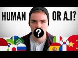 Human vs. AI: Can You Tell Who's Speaking These Languages?