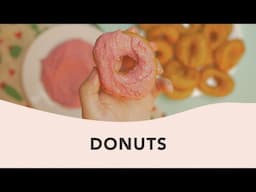 DONUTS VEGANOS COM COBERTURA ROSA SEM AÇÚCAR DE CONFEITEIRO E CORANTES ARTIFICIAIS | CLUBE VEGANO