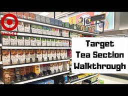 Target Tea Aisle Section Walkthrough - November 2022 - Teas Available at Target Grocery Store