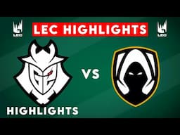 G2 vs TH Highlights | LEC 2025 Winter | G2 Esports vs Team Heretics by Onivia