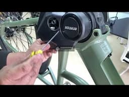 How to disassemble and install the mid-mounted motor