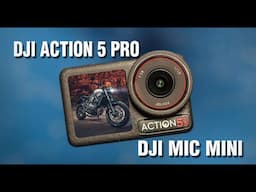 Testing DJI ACTION 5 and DJI MIC MINI for moto vlog. Is it any good?