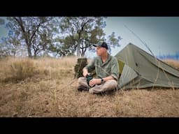 BUSHCRAFT TARP TENT | Overnight camp with Spaghetti Bologna’s.