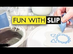 AIR DRY CLAY slip - piping clay - FUN WITH CLAY - beginners