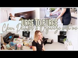 2025 URGE TO PURGE: CLEAN DECLUTTER AND ORGANIZE WITH ME: closet, playroom, lego & bathroom