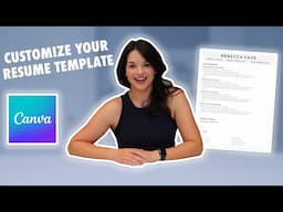 Canva Resume Design Tutorial: How To Customize Your Template