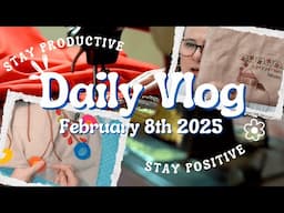 Darvanalee Designs Studio Daily Craft Vlog 8th February 2025 Slow Stitching Saturday & My Next WIP