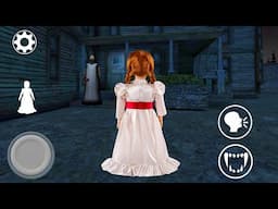 Escaping As Annabelle In Granny 3 Gate Escape On Hard Mode!