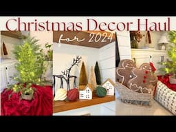 CHRISTMAS DECOR HAUL 2024 | Christmas Decor Ideas for 2024 | New Christmas Decor