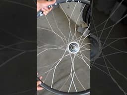 Snowflake fixed gear wheel build, anyone done this pattern before? #fixedgear #fixie