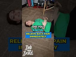 Relieve Back Pain Immediately  #backpainrelief #painfree #positioning