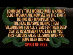 COMMUNITY THAT WORKED WITH A KARMIC OLDER WOMAN ARE NOW SEEING THE TRUTH BEHIND HER MANIPULATION.