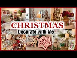 NEW CHRISTMAS DECORATE WITH ME | CHRISTMAS DECOR 2024