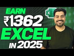 #1 Excel trick to earn Rs. 1362 in just 1 hour (2025) 🚀