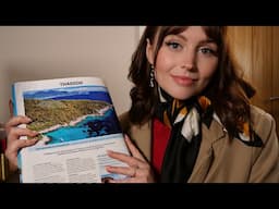 ASMR Travel Agents Roleplay - Page Flipping & Typing