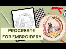 Making Embroidery Designs In Procreate - Useful Tools and Tips