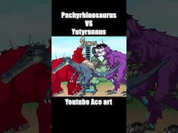 Jurassic World Dinosaur Pachyrhinosaurus VS Yutyrannus hybrid Comparison animation