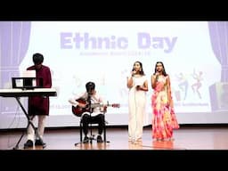 Ethnic Day 2024 Academic Batch 2024-25 Song performance held on 7th December 2024 at RMC Auditorium