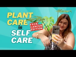 PLANT CARE IS SELF-CARE 2 | Repotting Monstera Compacta Before I Punch Thyroid Cancer in the Throat