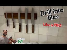 How to Drill and attach things to Tiles like a Pro