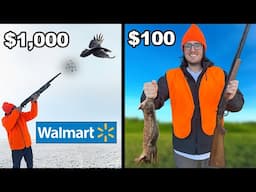 $100 vs. $1000 Shotgun Hunting Challenge!