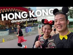 MY FIRST 10K MARATHON I HK Disney Run + Airport Surprise + Marathon Preparations + Supermarket Run