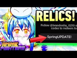 New Relics + Spring Island Event In Anime Fighters Update!