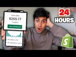 24 Hour Dropshipping Challenge (Realistic Results)