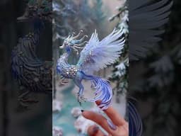 Ice Phoenix #miniature Idea  #adorable #mini #jewellery #creative #harrypotter  #movie #phoenix