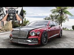 1000HP Bentley Flying Spur | Forza Horizon 5 | Steering Wheel Gameplay