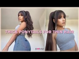 THICKER PONYTAIL FOR FINE, THIN HAIR | Zoe Cavey | Uniwigs