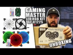 KIT COOLER FAN RGB AF K1225 GAMING MASTER - UNBOXING / Hands on