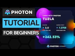 How to use Photon Sol For Beginners In 2025 (Photon Sol Filters, Photon Sol Strategy)