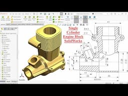 SolidWorks Advanced Tutorial-Single Cylinder Engine Block Modeling