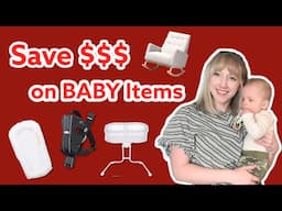 Save Money On These Top 10 Baby Items - I Saved Over 1K By Thrifting for My Newborn Baby #thrifter