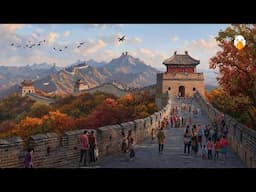 The Great Wall, China🇨🇳 A 21,000-Kilometer Giant Miracle of History (4K HDR)