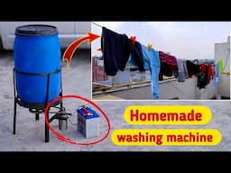 Easy Way To Make Washing Machine at Home | Diy Washing machine | #invention